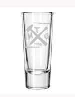 Load image into Gallery viewer, Tall Shot Glass (Etched/)engraved)
