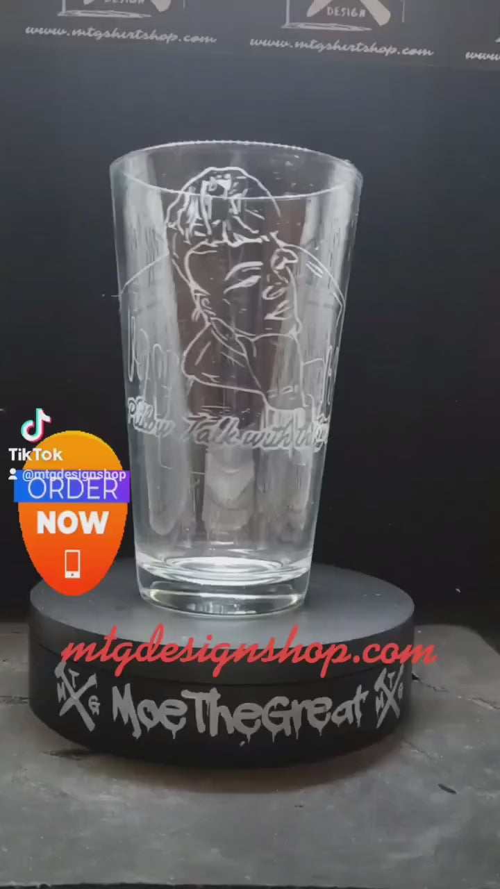 Pint Glass (Etched/Engraved)