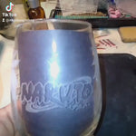 Load and play video in Gallery viewer, Stemless Wine Glass (Etched/Engraved)
